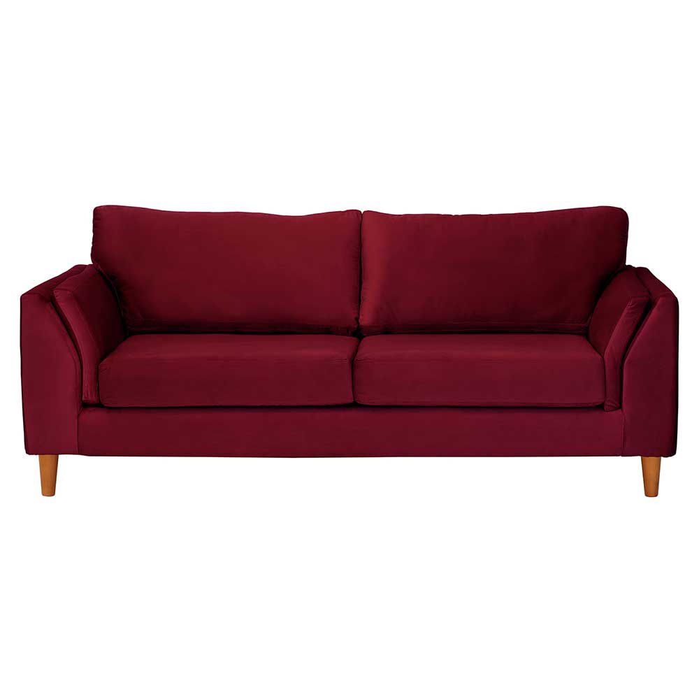 Sofá Latam Home Milan 3 Cuerpos Burdeo