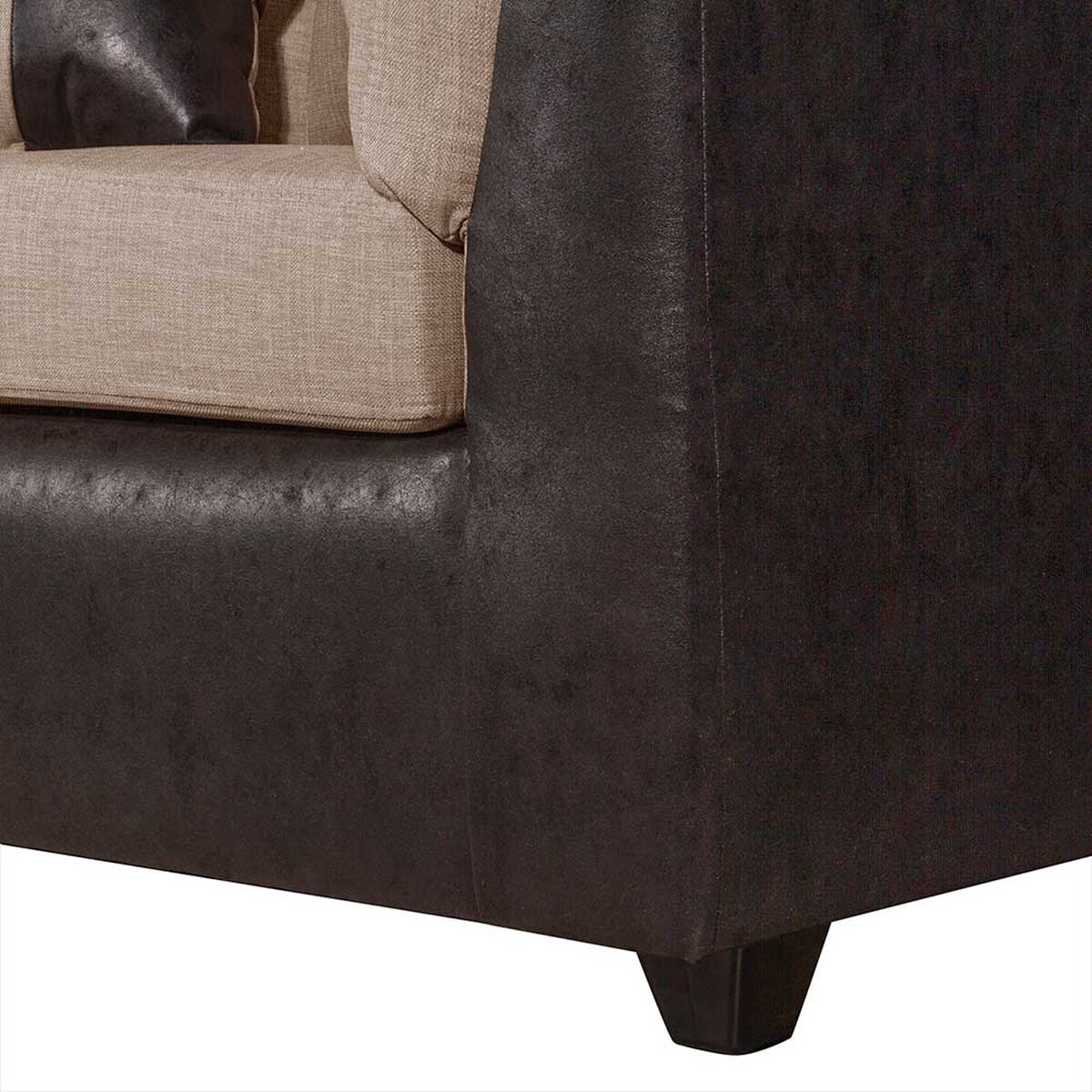 Seccional Black Factory Donato 3 Cuerpos Beige
