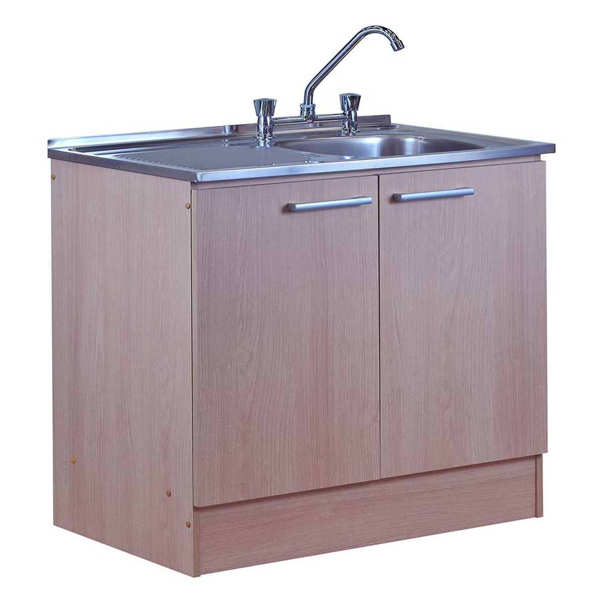 Mueble de Cocina Mobikit Kit 100 Izquierdo Beige 2 Puertas