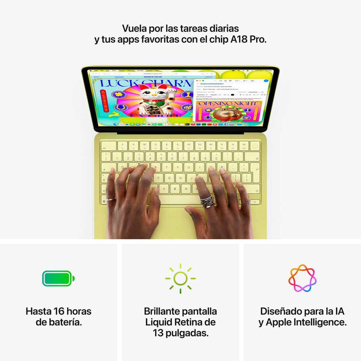 Apple Macbook Neo Chip A18 Pro&nbsp;SSD 256 GB 8GB 13" Rosa Nube
