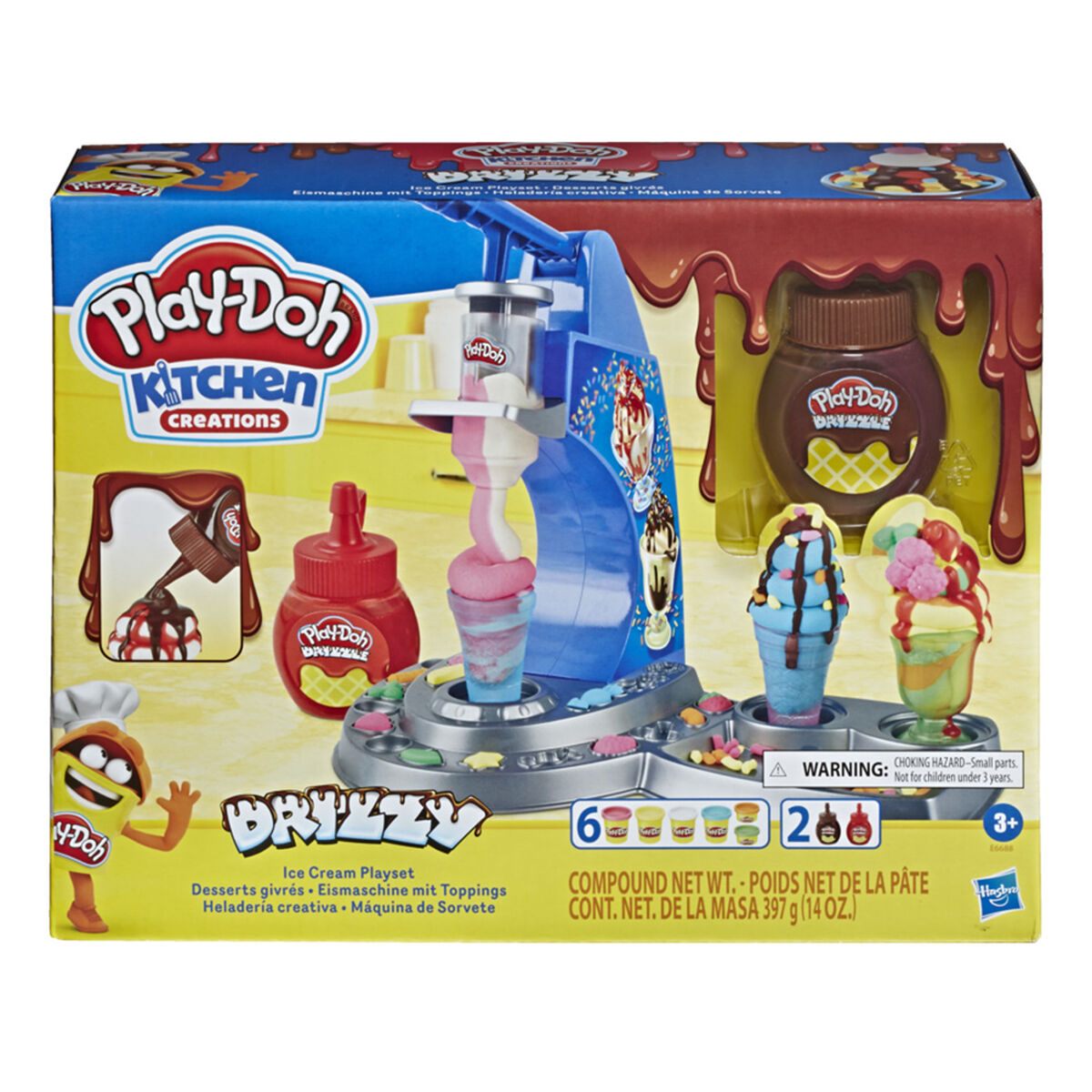 Play-Doh Kitchen Creations Drizzy Heladería Creativa