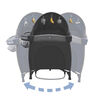 Cuna Corral Con Mudador Pack & Play Traveler Gris Bebesit