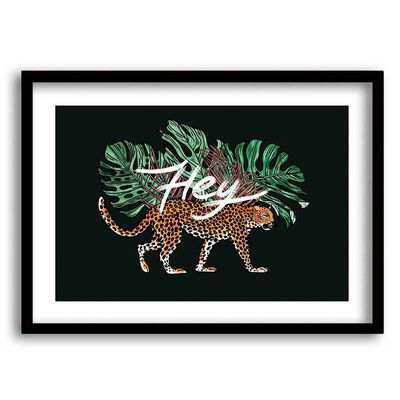 Cuadro Decorativo Retela Hey Tiger 50 x 35 cm