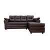 Sofá Seccional Muebles MPR Journey 3 Café