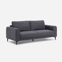 Sofá Rosen Padua 3 Cuerpos Grafito