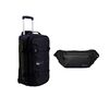 Pack Bolso Maleta Roadtrip 70 Lts Azul + Banano Lhotse