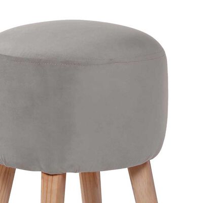 Imagen 2 del producto Pouf Latam Home Nantes Tela Velvet Gris
