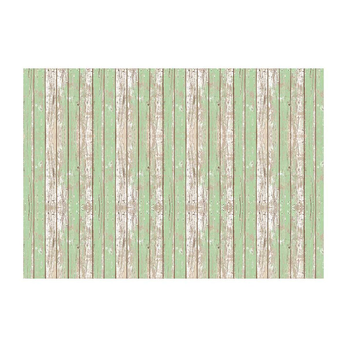 Alfombra Davanti Madera Vintage Verde 140 x220 Madera Vintage Verde