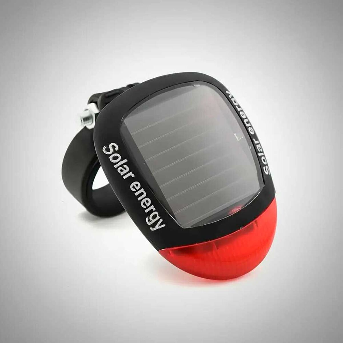 Luz Led Trasera Bicicleta Solar Contra Agua Recargable Pro Outdoor