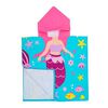 Toalla de Playa Infantil con Capucha Casa Linda Sirena 60 x 120 cm