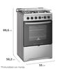 Cocina a Gas Mademsa M 785 T 4 Quemadores
