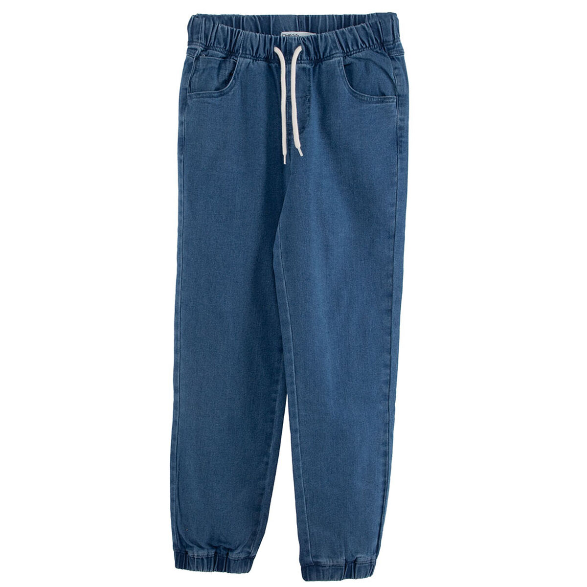 Jeans Jogger de Algodón Niño Chess