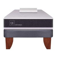Cama Europea CIC 1,5 Plazas Ortopedic + Almohada