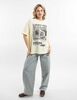 Polera Oversize Algod&oacute;n Manga Corta Mujer Icono