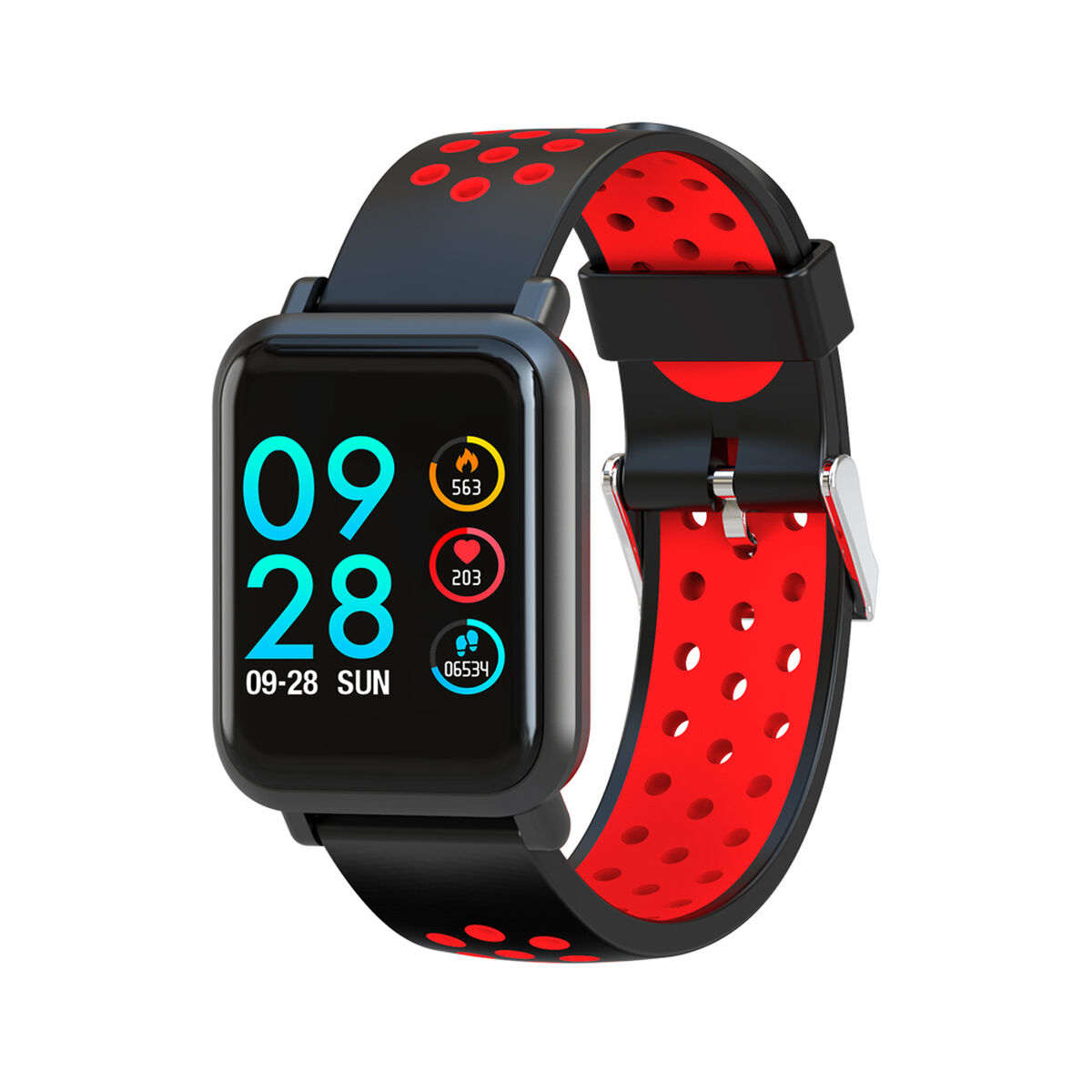 Reloj Deportivo Smartwatch Lhotse SW55 Rojo