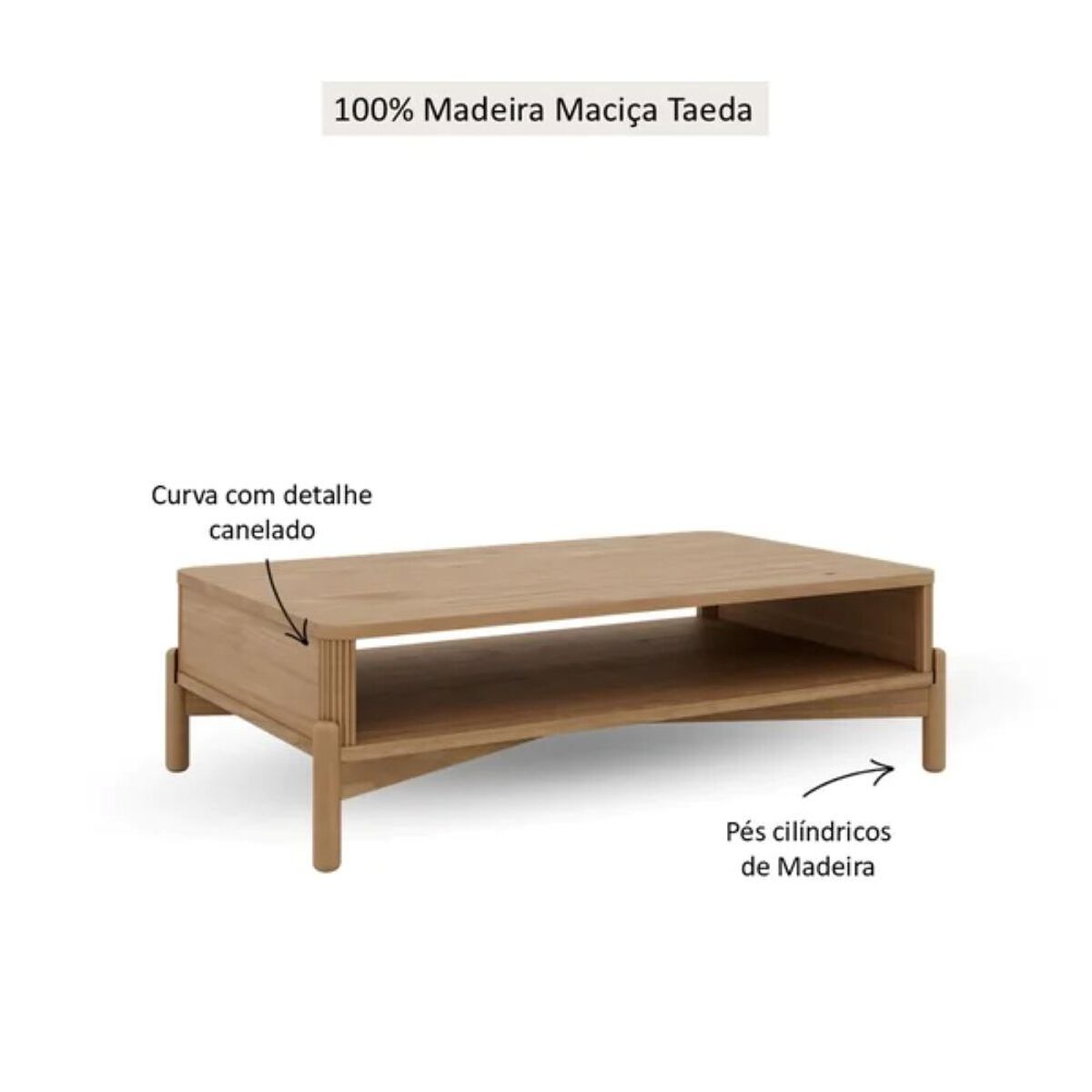 Mesa de Centro Roca Nest Tauari
