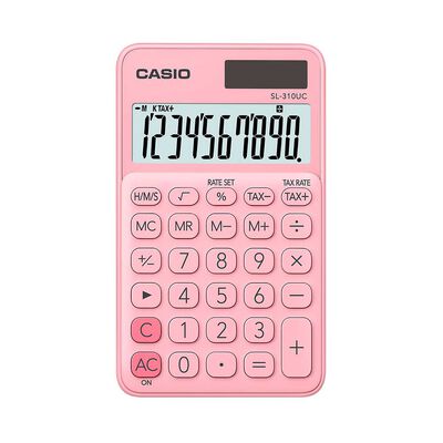 Calculadora de Escritorio Casio SL-310UC-PK Color Rosa