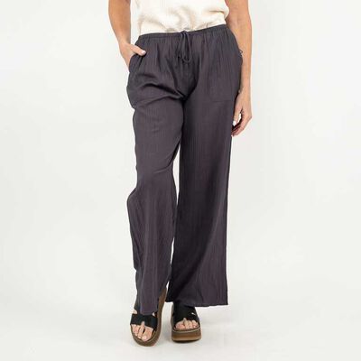 Pantalón Cintura Elasticada Mujer Portman Club Gris, Oliva