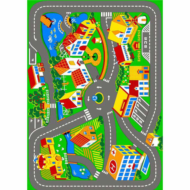 Alfombra Interior Idetex Infantil Quiet Town 95 x 133 cm