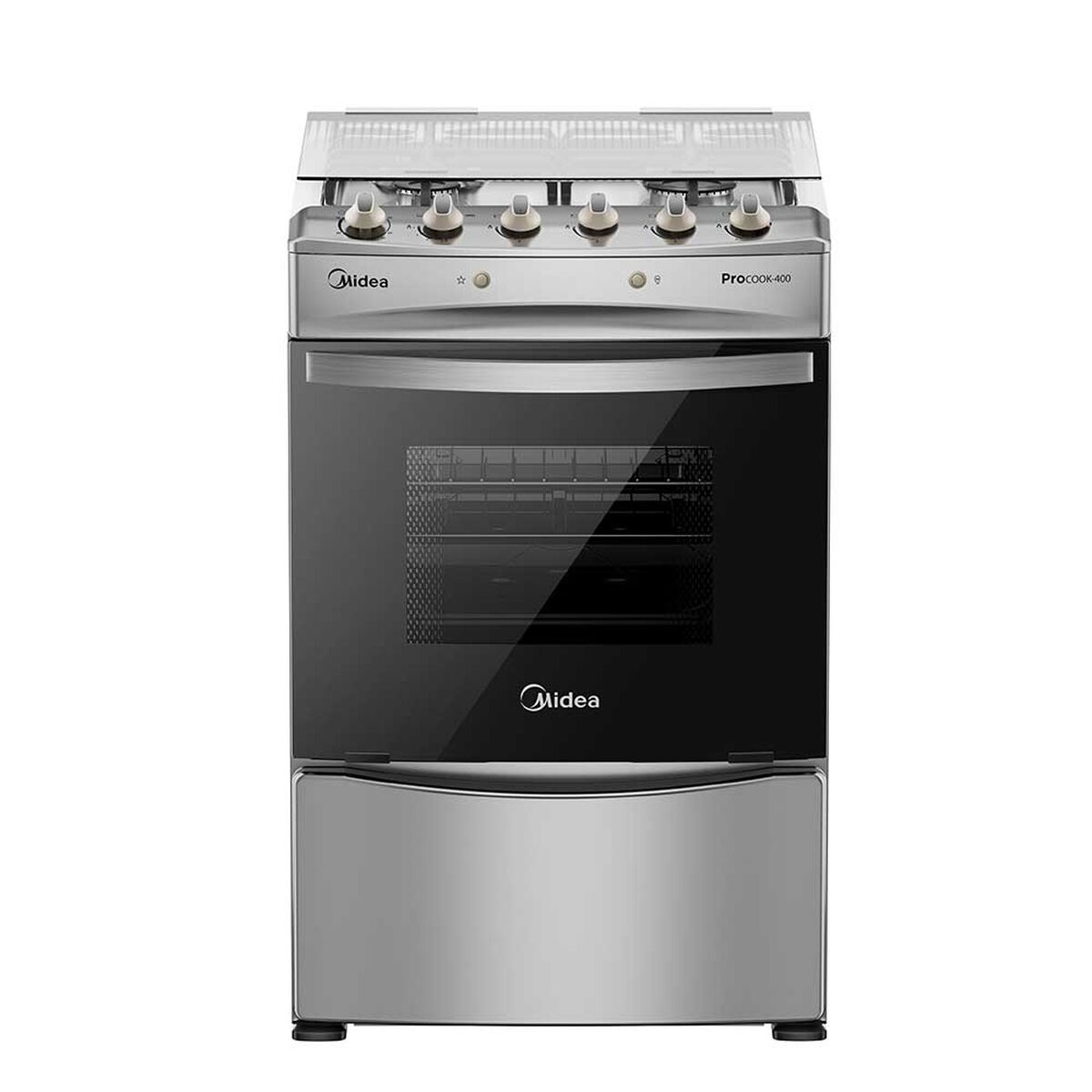 Cocina a Gas Midea MCG-4QPI24NS 4 Quemadores