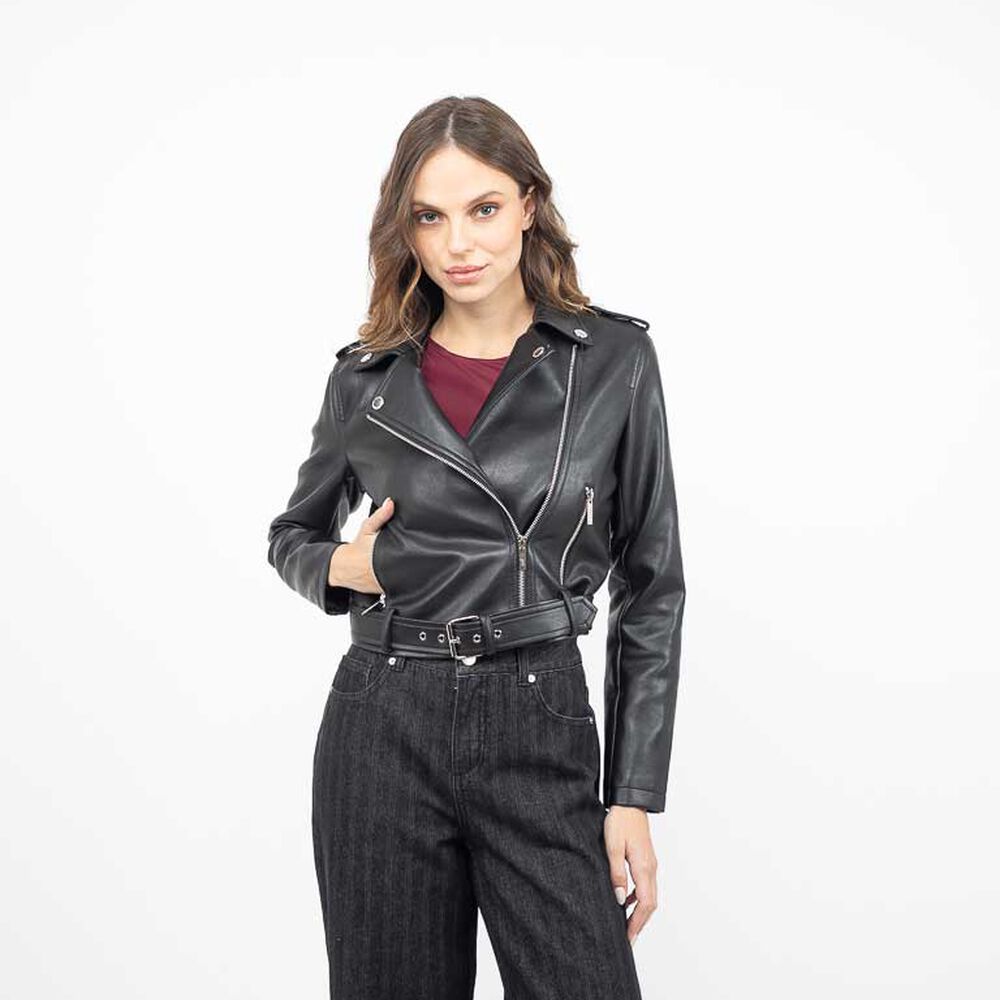 Chaqueta Biker Ecocuero Mujer Soviet