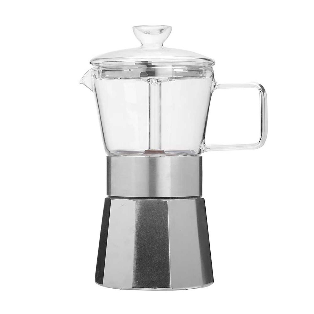 Cafetera de Vidrio Borosilicato Vitrex Crystal 1,2 lt