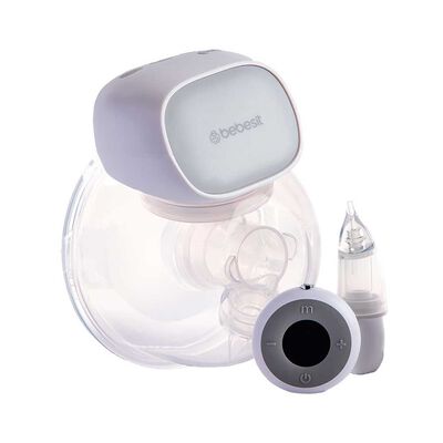 Extractor Leche Control Remoto + Aspirador Nasal + 10 Bolsas Bebesit