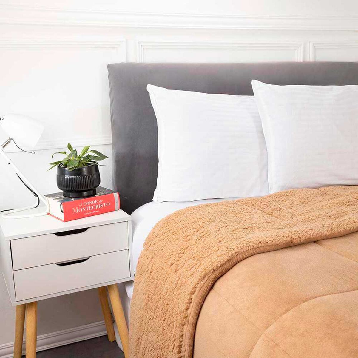 Plum&oacute;n Coral Sherpa Casanova 1.5 Plazas