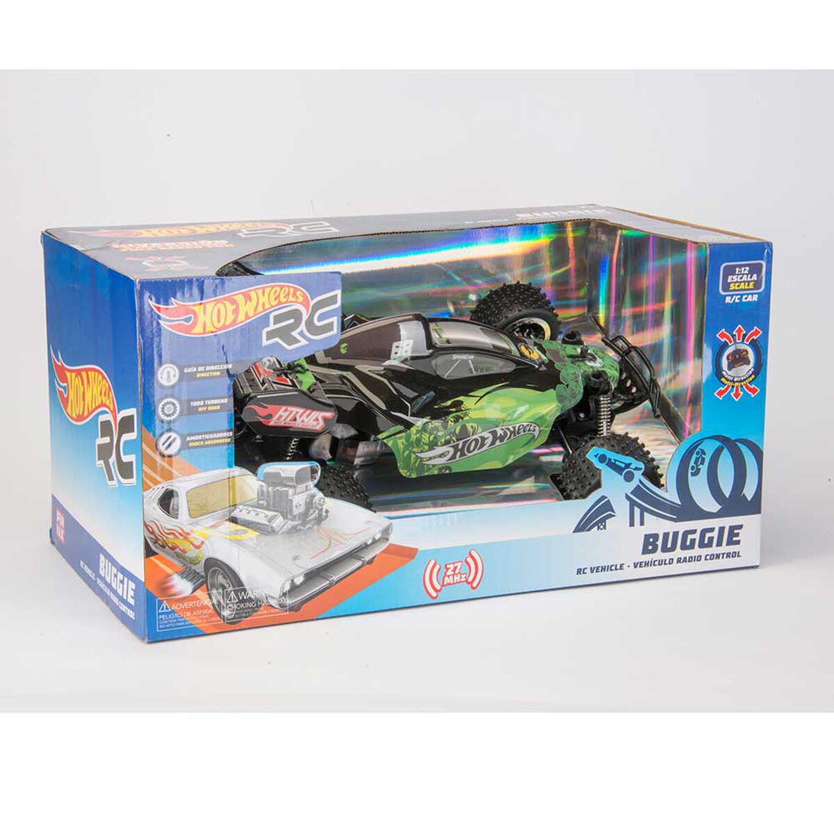 Vehiculo Radio Control Rc 1:12 Buggy Hot Wheels