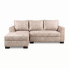 Seccional Izquierdo Muebles MPR Denver 4 Cuerpos Beige