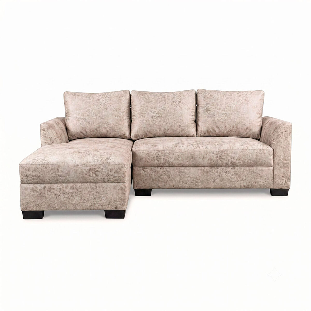 Seccional Izquierdo Muebles MPR Denver 4 Cuerpos Beige