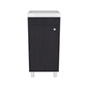 VANITORIO RIVERA 1 PUERTA 84X32X40,2 CM WENGUE