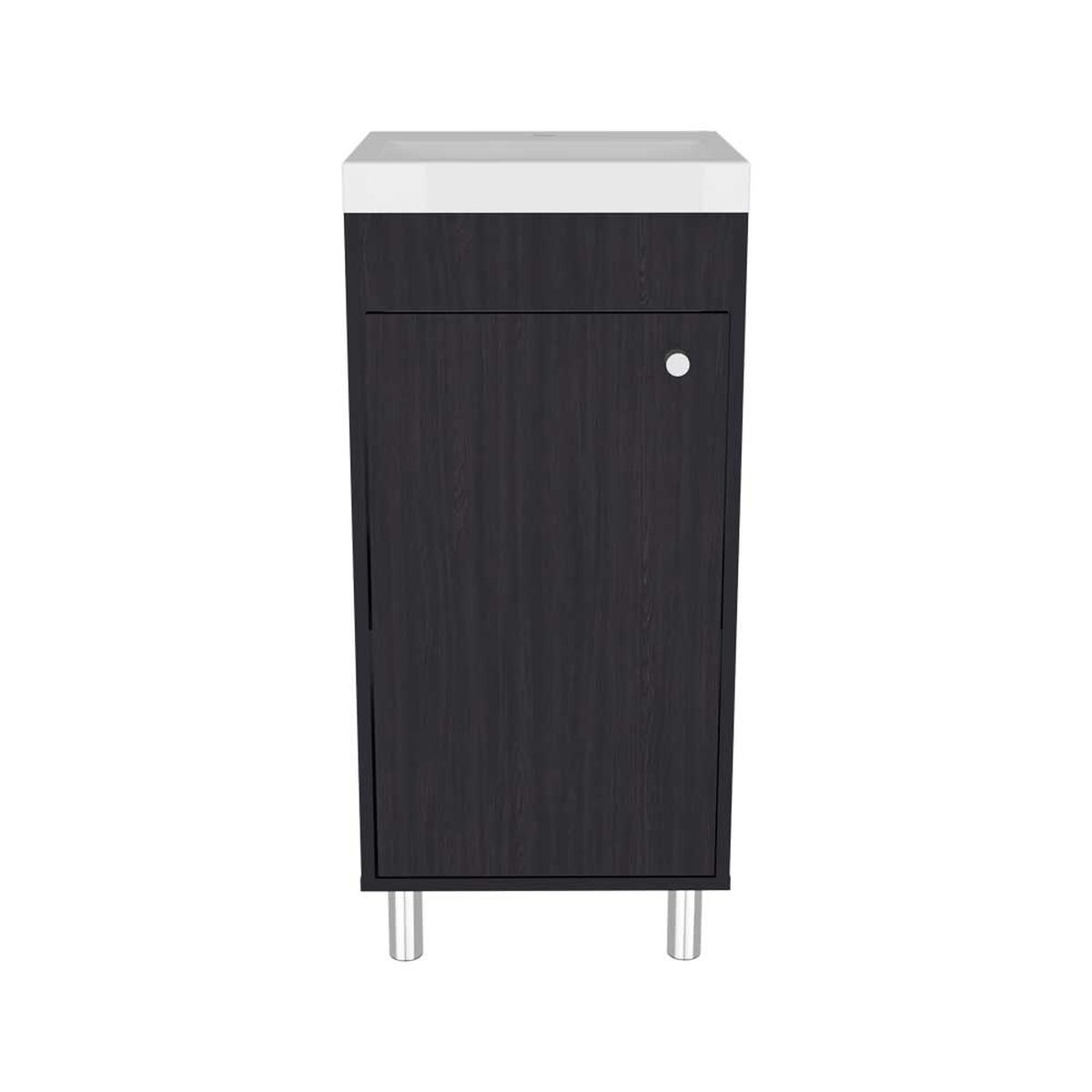 VANITORIO RIVERA 1 PUERTA 84X32X40,2 CM WENGUE