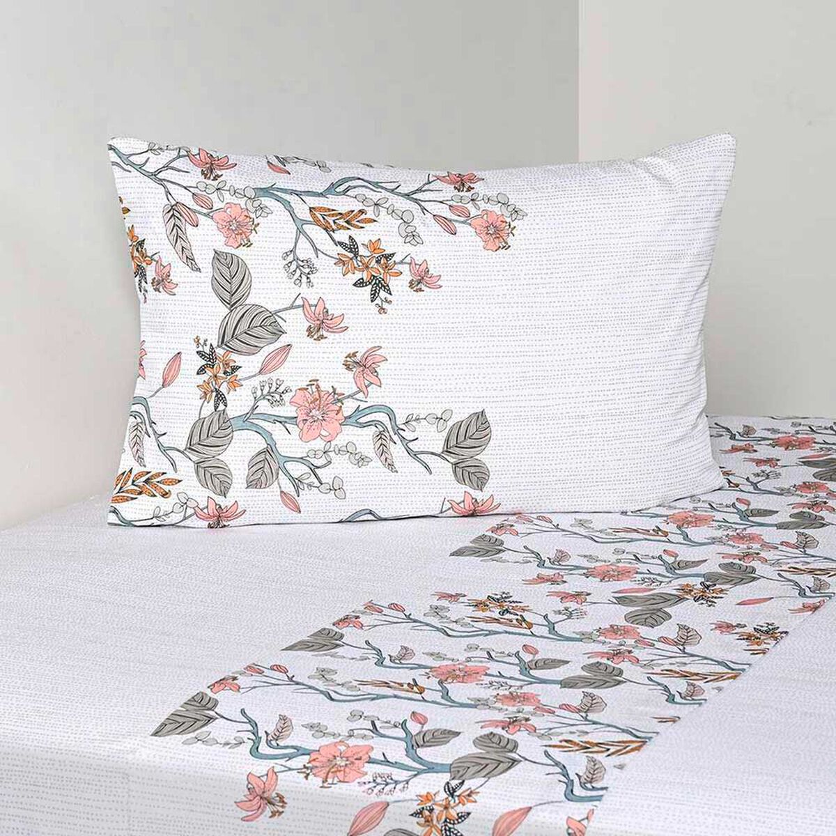 Juego de S&aacute;banas Estampado Cannon 200 Hilos 1,5 Plazas Bluejay