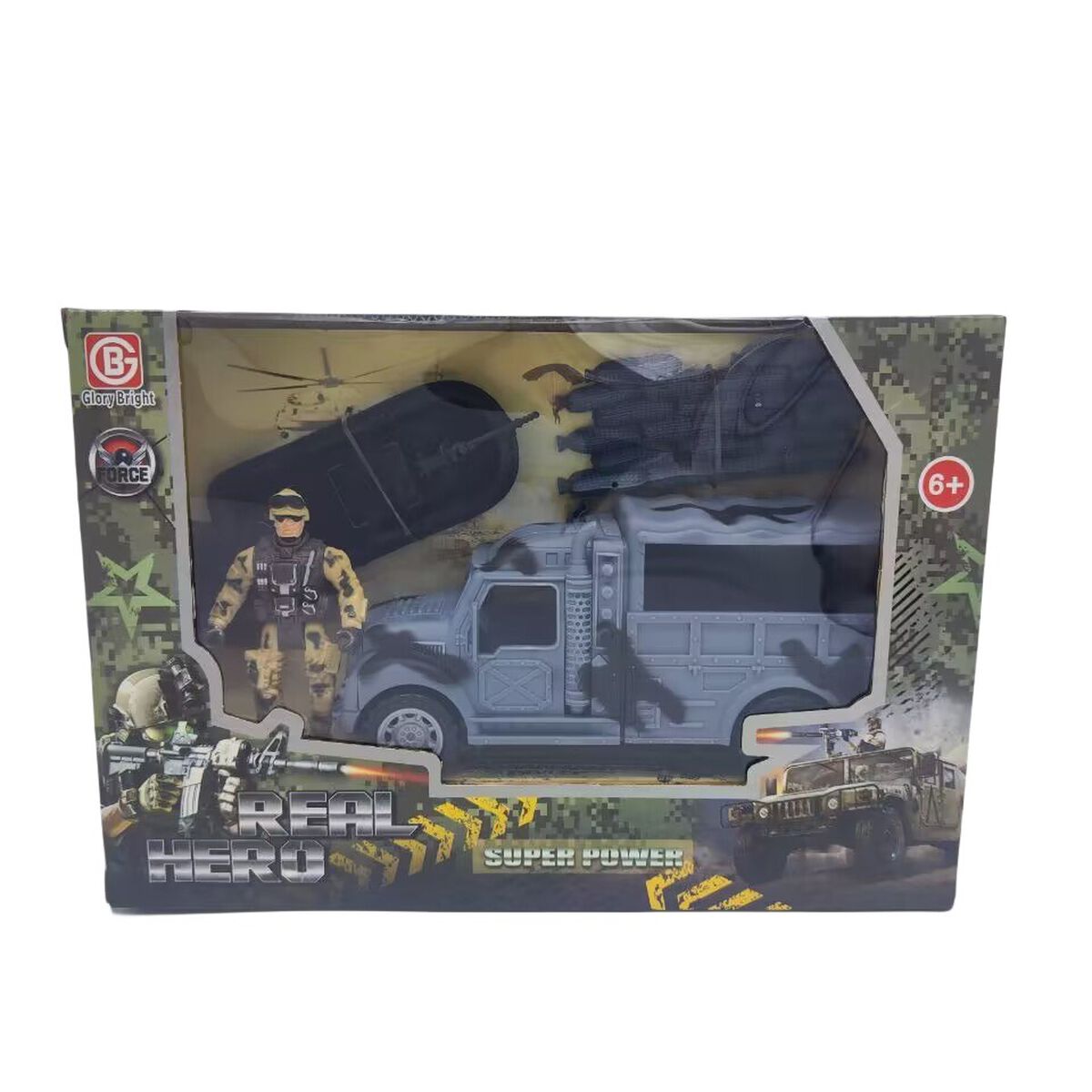 Set Militar Super Power Real Hero