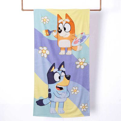Toalla de Playa Infantil Bluey Artista 70 x 140 cm