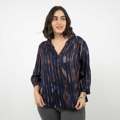 Blusa Manga 3/4 Mujer Extralindas Azul, Crudo, Negro, Rosado, Verde