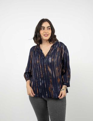 Imagen 1 del producto Blusa Manga 3/4 Mujer Extralindas Azul