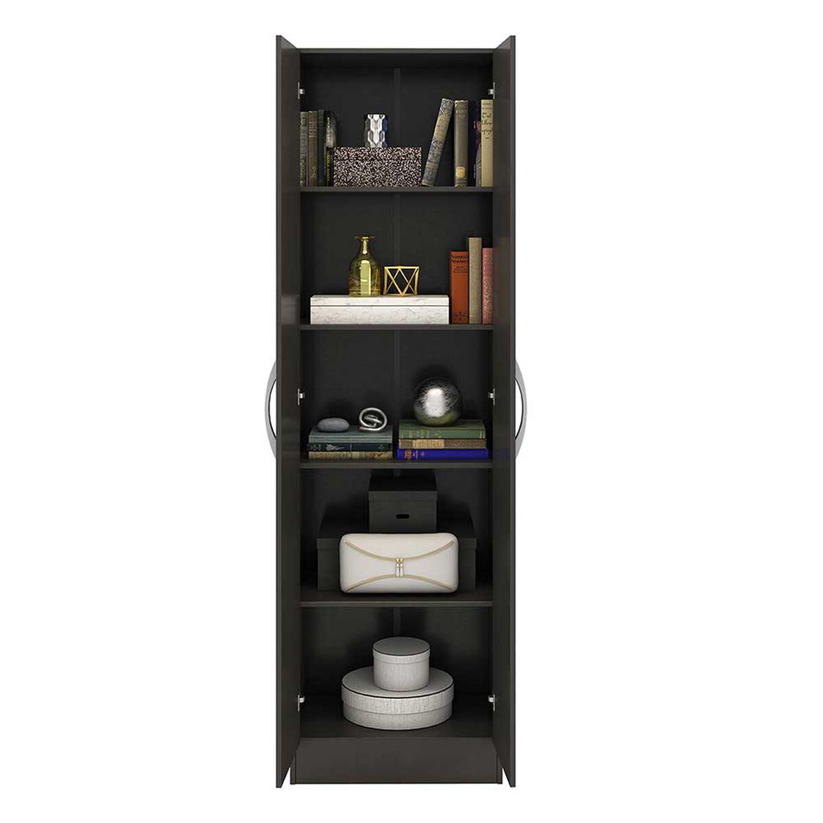 Despensa Home Mobili Munita 2 Puertas Negro