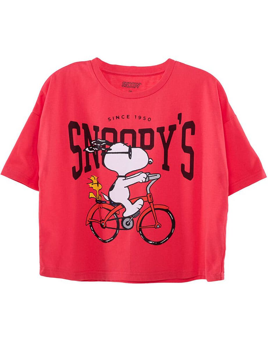 Polera de Algodón Snoopy Niña Snoopy