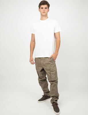 Imagen 2 del producto Polera Lisa Manga Corta Hombre Zibel Blanco, Gris, Navy, Negro, Verde