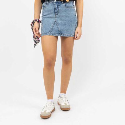 Falda Mini Denim Mujer Icono
