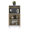 Mueble para Microondas TuHome Bi Color Duna Blanco 2 Puertas