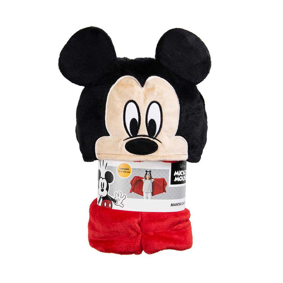 Manta de Poliéster Disney 75 x 180 Mickey Multicolor
