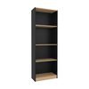 Estante TuHome Home E1 5 Repisas Wengue Fresno Europeo