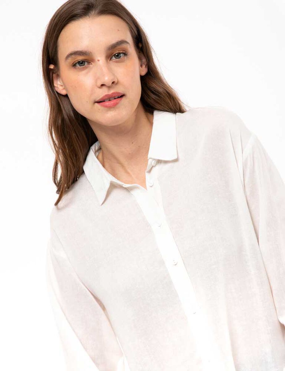 Blusa Lino Lisa Mujer Zibel