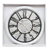 Reloj de Pared Plástico Vgo Circular 50 cm Blanco