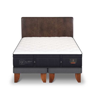 Imagen 1 del producto Cama Europea CIC Base Dividida King Súper Premium + Respaldo
