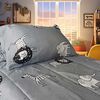 Plumón Illusions 1,5 plazas Infantil Jungle Gris