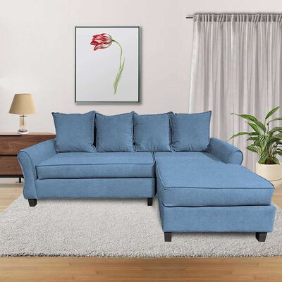 Imagen 1 del producto Sofá Seccional Derecho Living Factory Barcelo 3 Cuerpos Azul